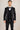 Smoking de mariage 3 pièces en velours noir pour homme AK-26 avec revers en satin