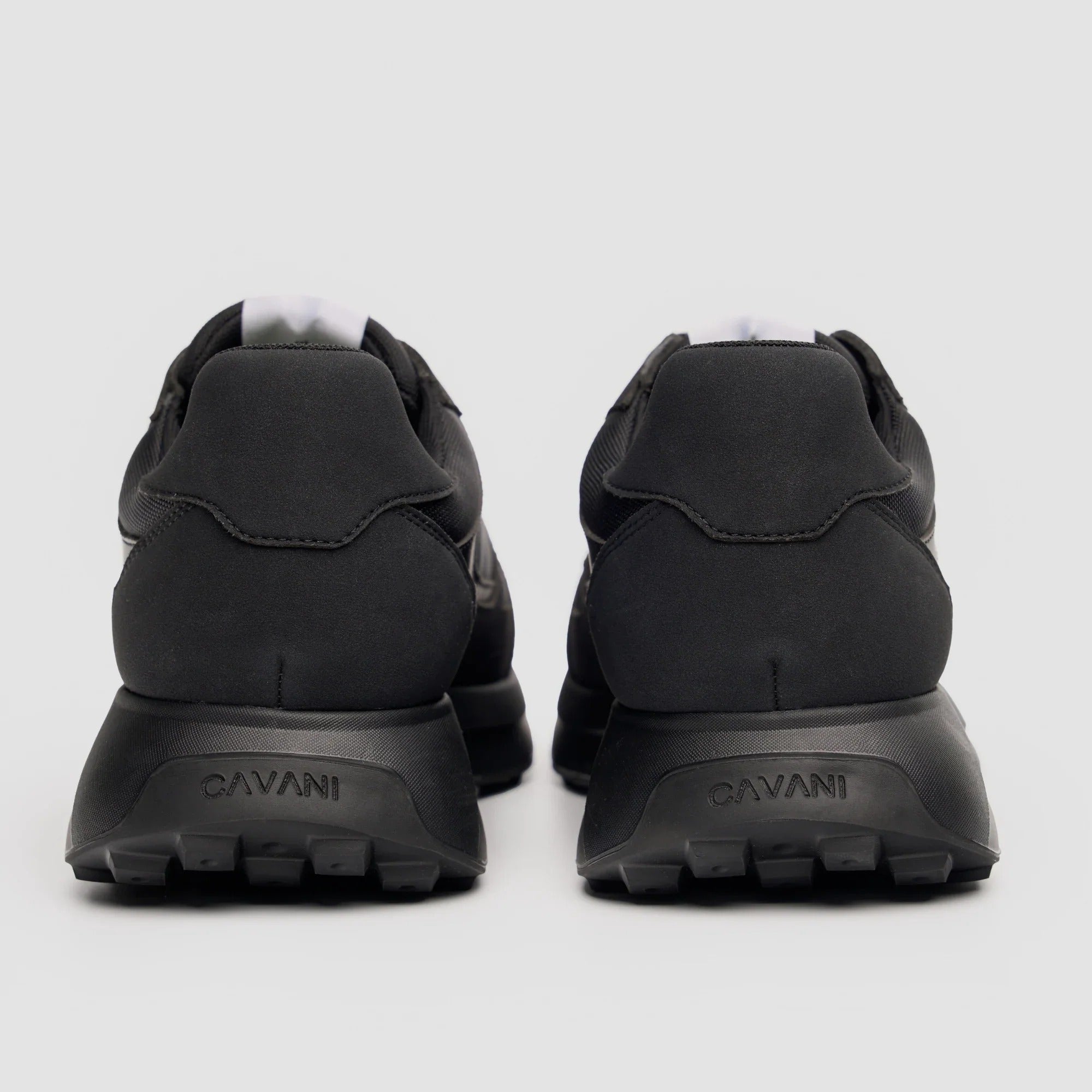 Albany - Baskets décontractées noires en maille respirante pour hommes