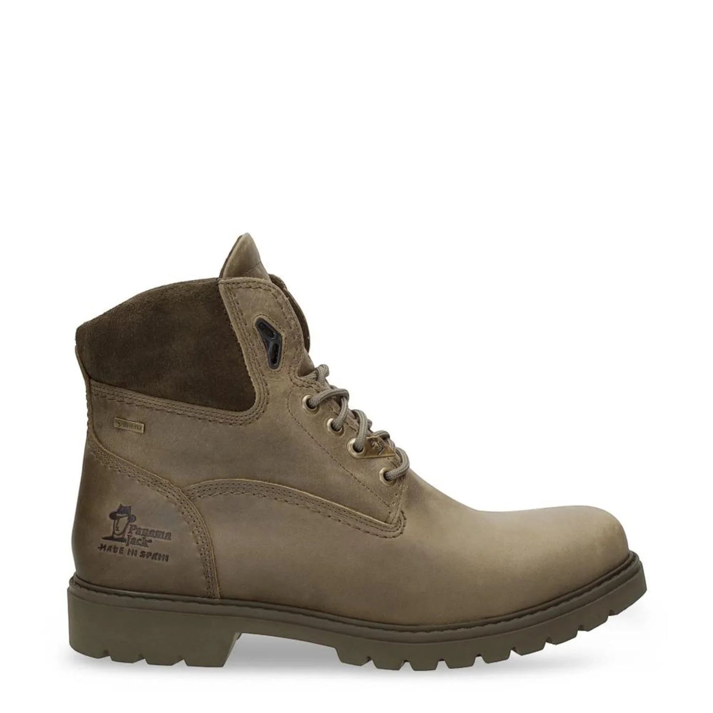 Amur GTX C32 - Bottines en cuir imperméable kaki pour homme
