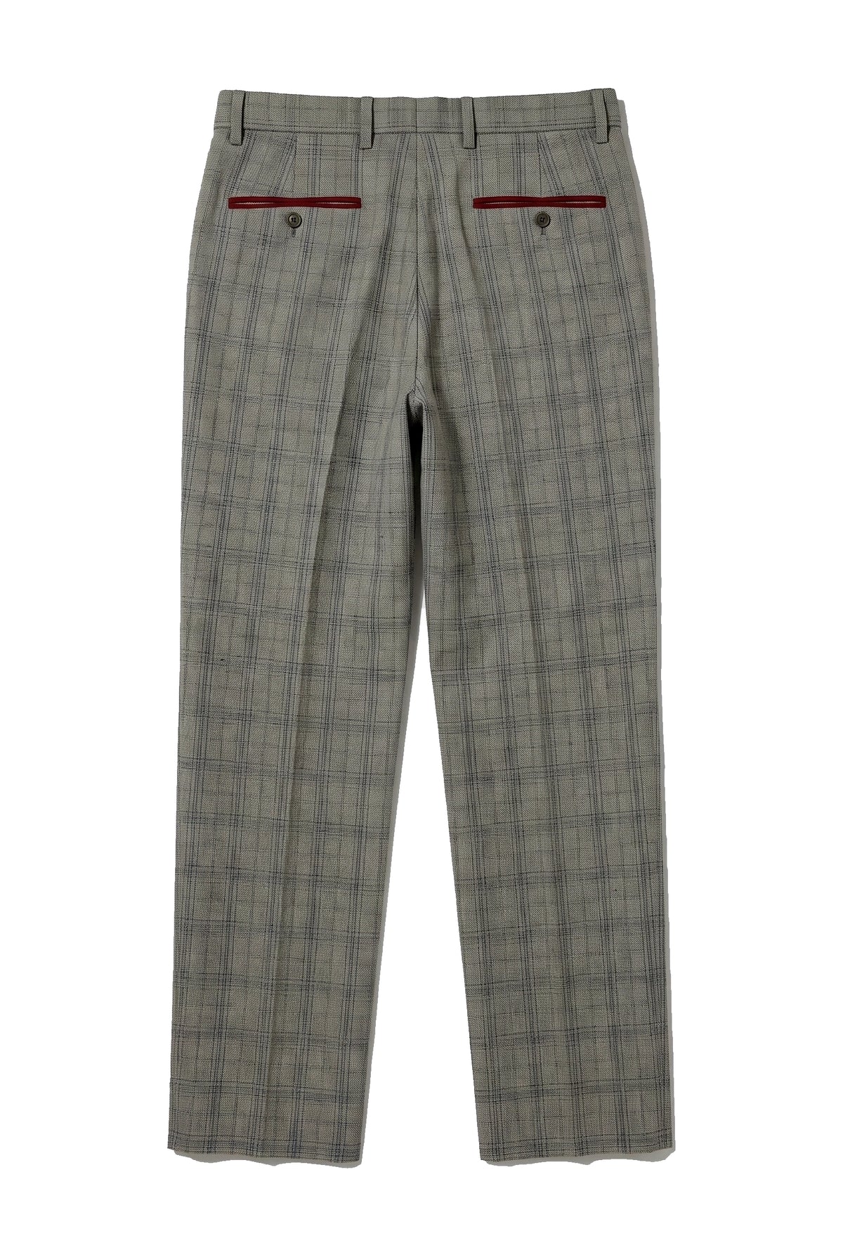 Pantalon à carreaux gris pour homme Andrew