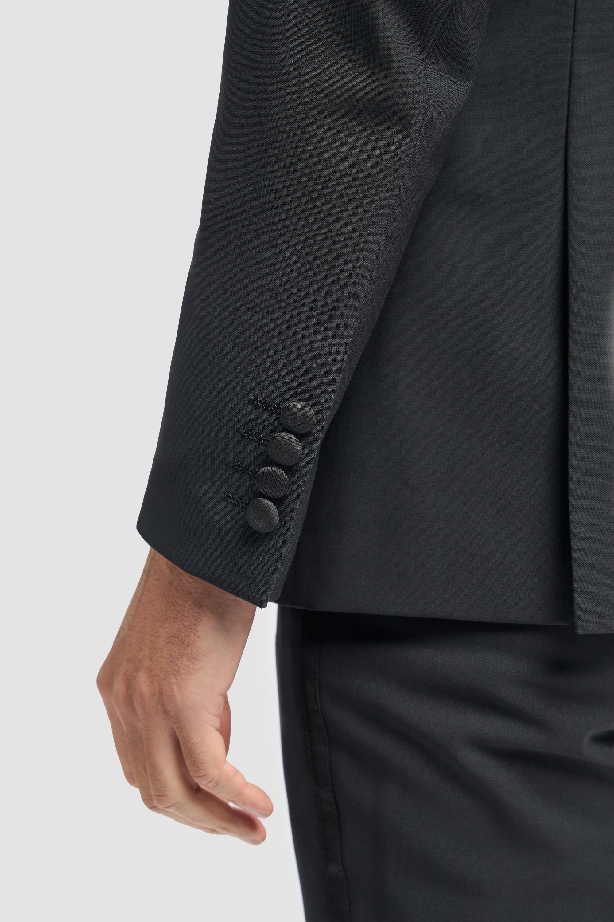 Aspen - Costume de mariage deux pièces noir pour homme