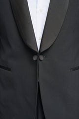 Aspen - Costume de mariage deux pièces noir pour homme