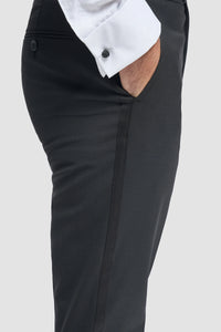 Aspen - Costume de mariage deux pièces noir pour homme