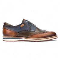Avila - Brogue en cuir marron cognac pour homme