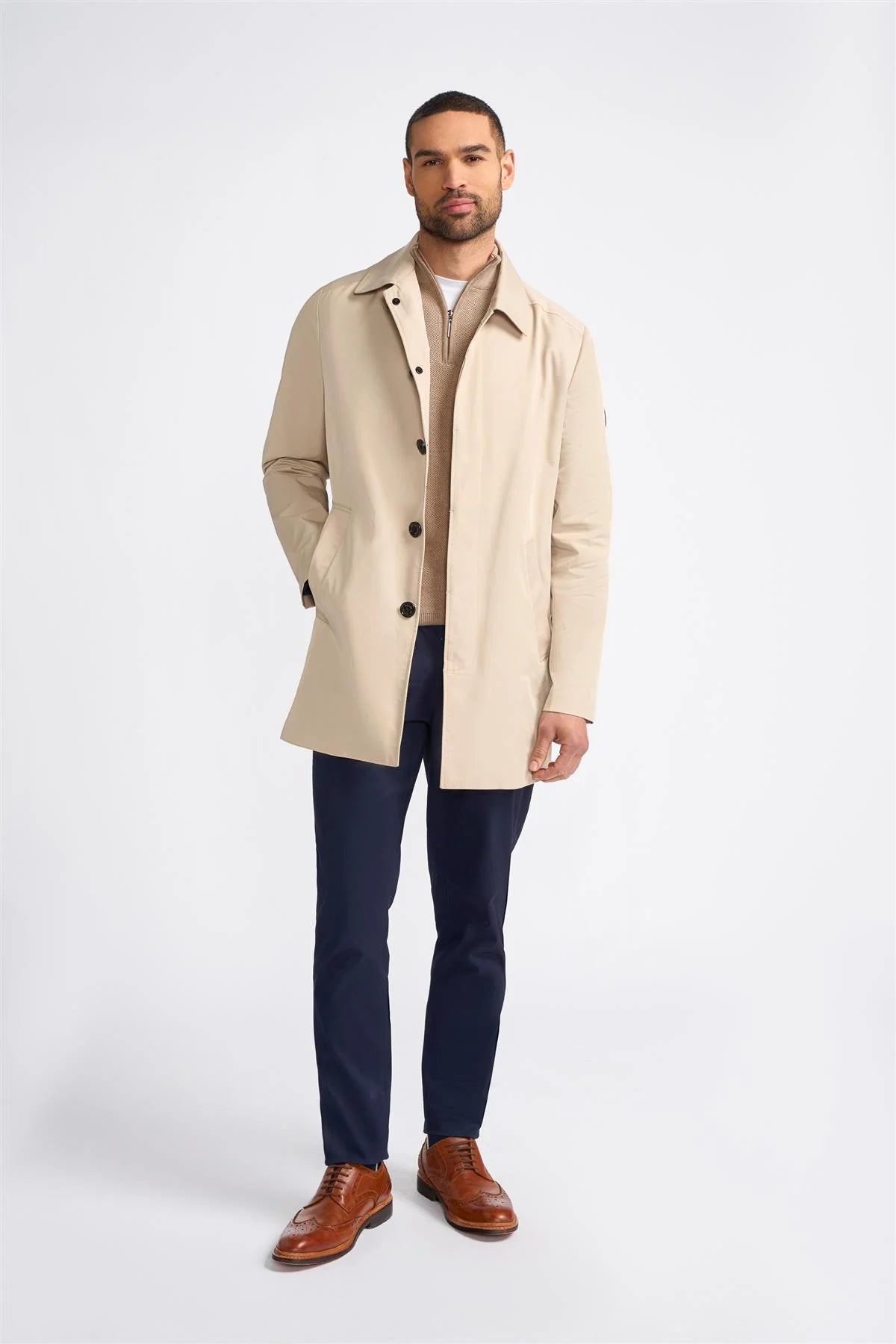 Barracuda - Trench-coat classique léger pour homme