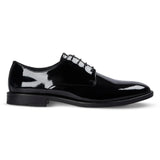 Beaumont - Chaussures Derby pour hommes en cuir verni noir