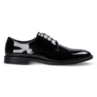 Beaumont - Chaussures Derby pour hommes en cuir verni noir