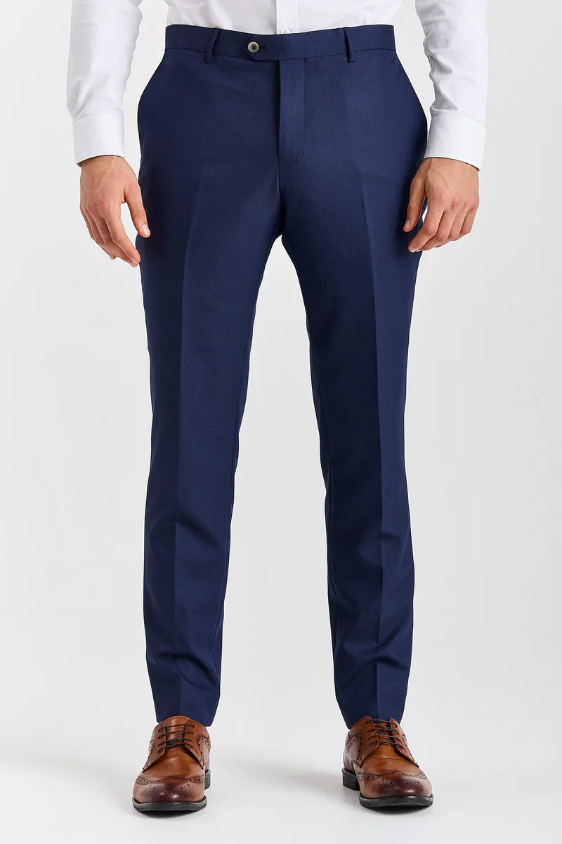 Belmont - Costume de mariage classique 3 pièces bleu marine pour homme