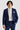 Belmont - Blazer bleu marine coupe ajustée pour homme