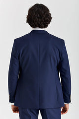Belmont - Blazer bleu marine coupe ajustée pour homme
