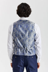 Gilet Belmont bleu marine coupe ajustée pour homme