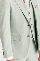 Belmont - Costume trois pièces vert sauge pour homme