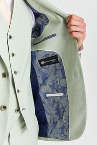 Belmont - Costume trois pièces vert sauge pour homme