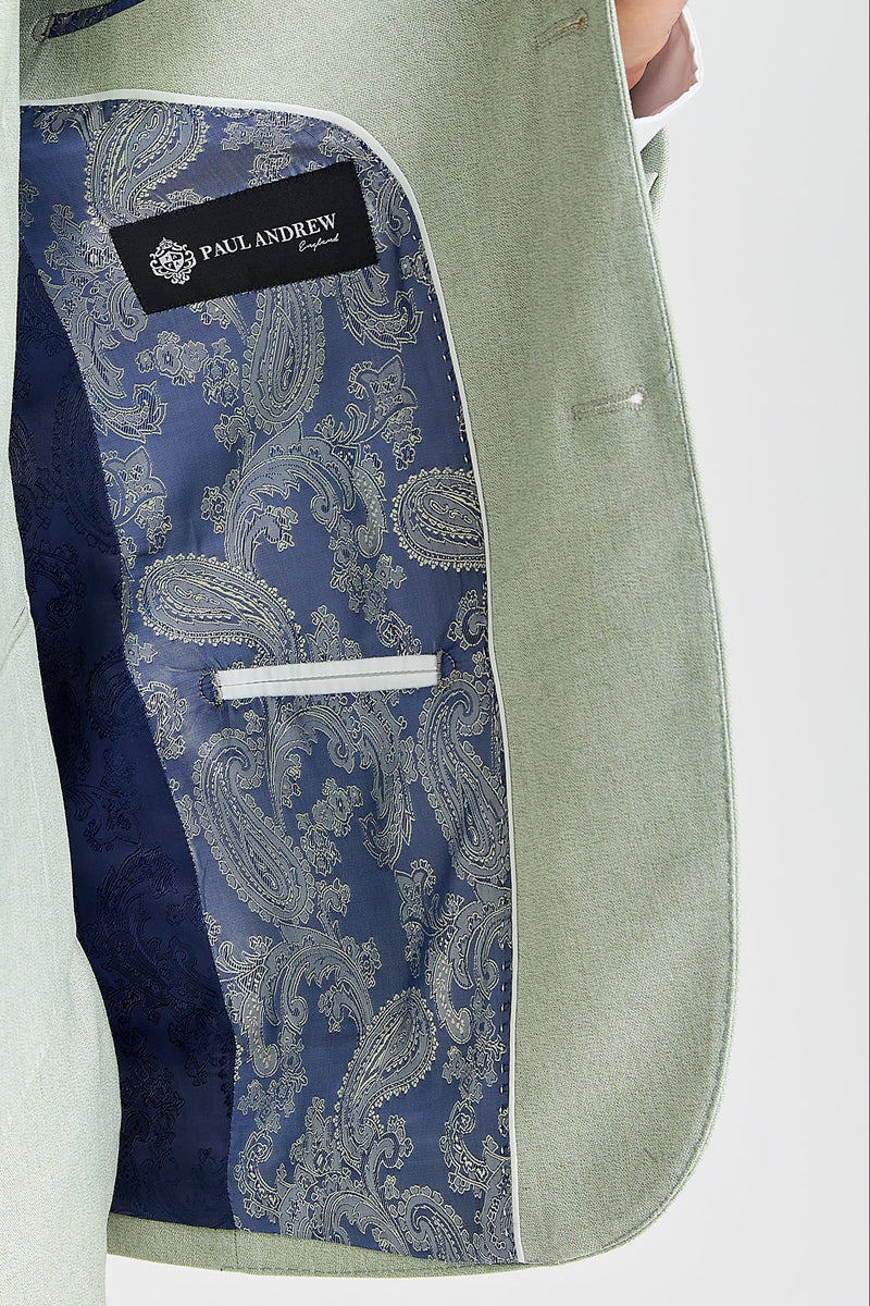 Belmont - Blazer de mariage vert sauge pour homme