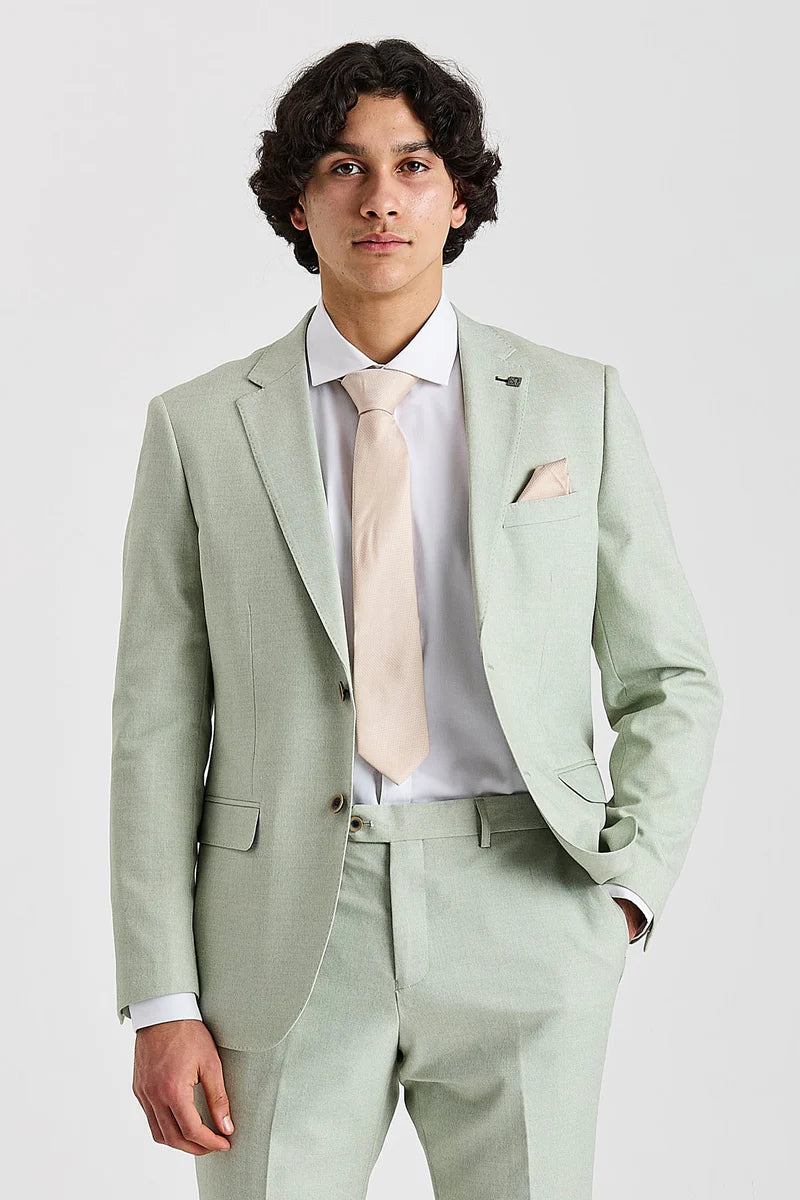 Belmont - Blazer de mariage vert sauge pour homme