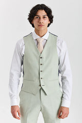 Gilet de mariage Belmont vert sauge pour homme