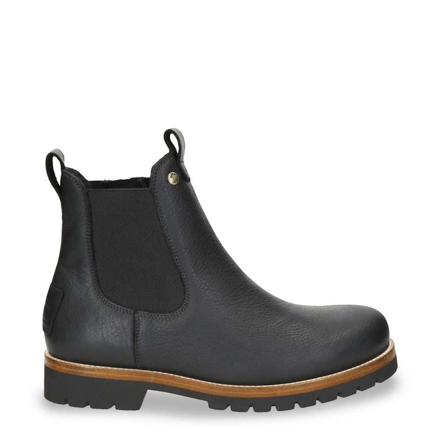 Bottines Chelsea Beny Igloo C1 pour homme, en cuir noir imperméable