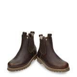 Bottines Chelsea Beny Igloo C2 pour homme, en cuir marron imperméable