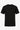T-shirt classique côtelé noir pour homme