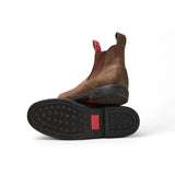 Bottes Chelsea Booma 607 en cuir marron rustique