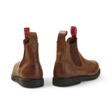 Bottines Chelsea Booma 607 en cuir marron clair