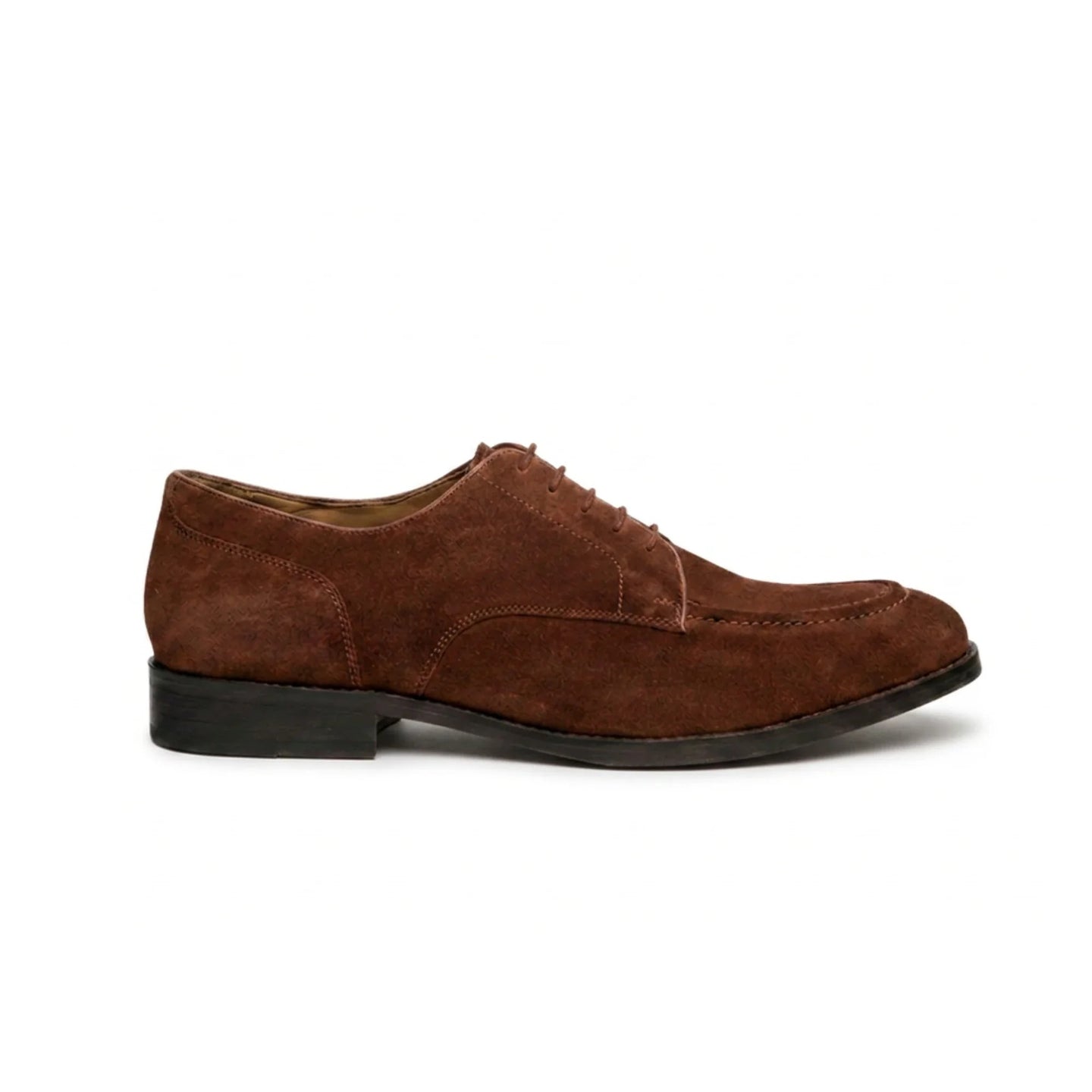 Brera - Chaussures Derby classiques à lacets en daim marron pour homme