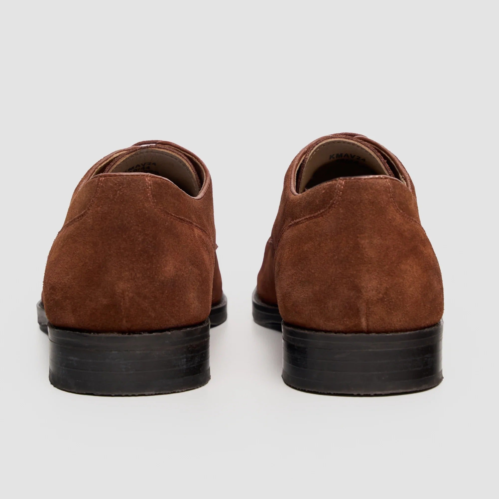 Brera - Chaussures Derby classiques à lacets en daim marron pour homme