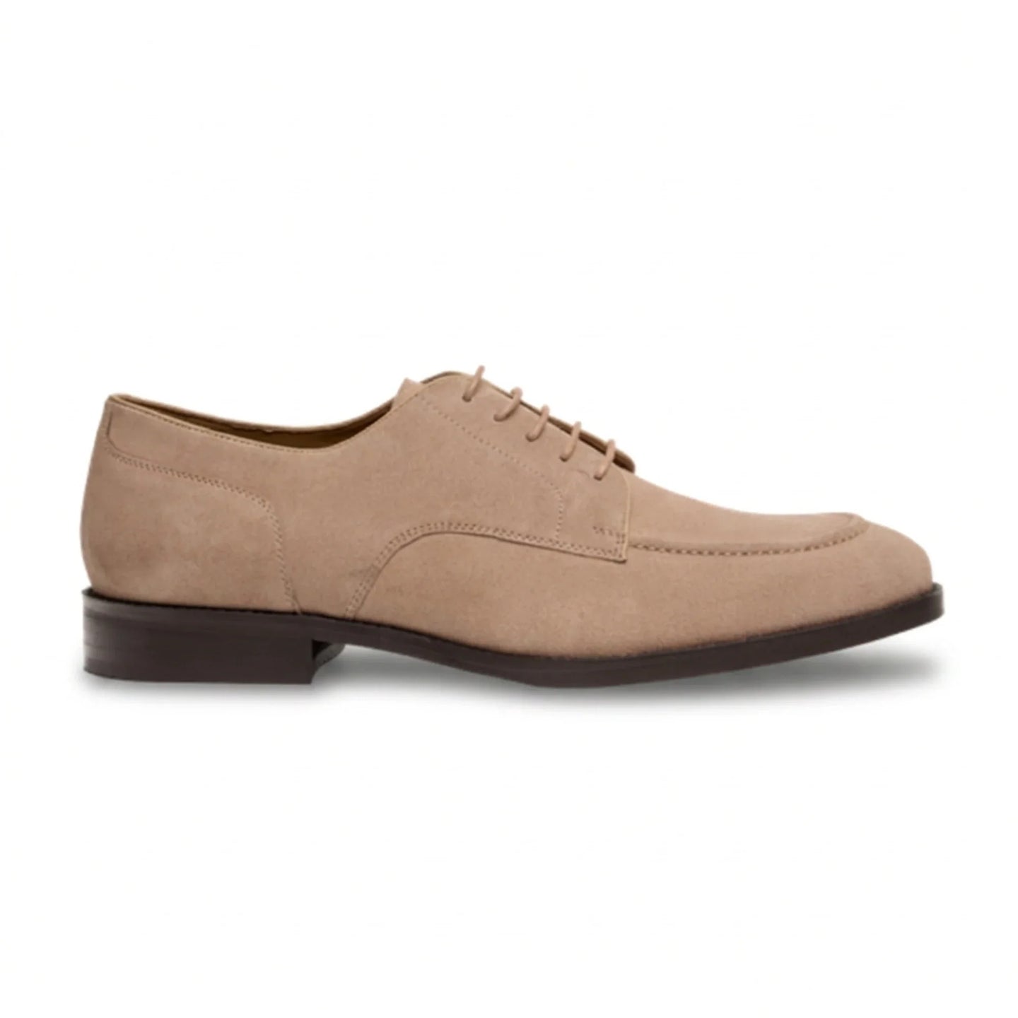 Brera - Chaussures Derby classiques à lacets en daim sable pour hommes