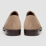 Brera - Chaussures Derby classiques à lacets en daim sable pour hommes