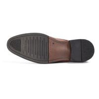 Cambridge - Chaussures Derby Brogue à bout golf marron clair pour homme