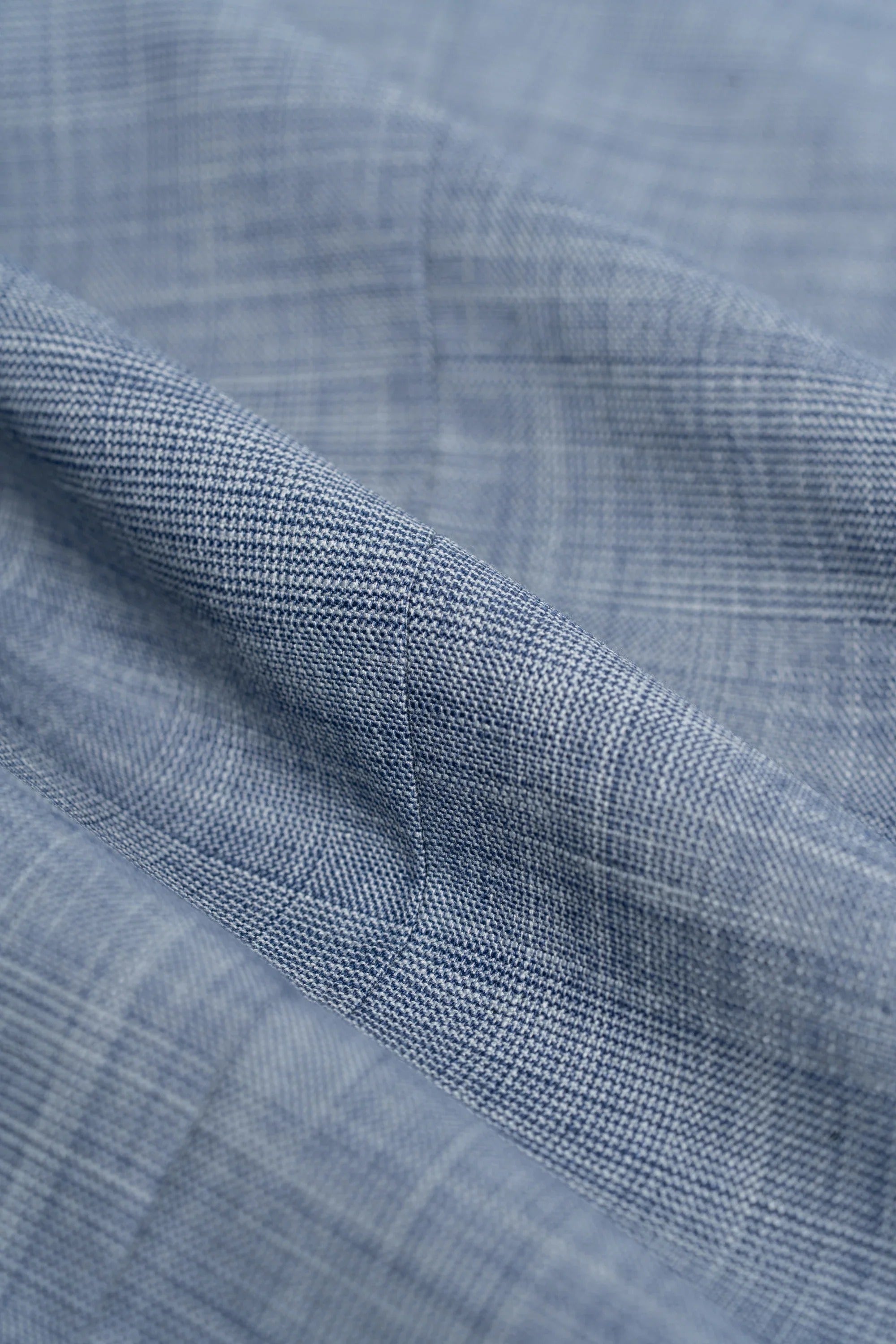 Camden - Costume trois pièces bleu à carreaux pour homme