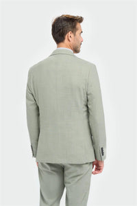 Camden - Men's Sage Green 3 Piece Tailored Fit Suit
