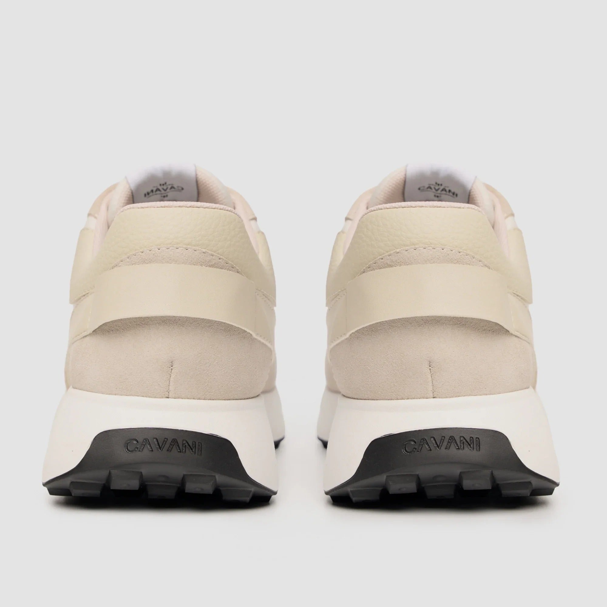 Canbera - Baskets légères blanches en daim pour homme