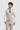 Caridi - Gilet de mariage en tweed beige pour homme