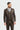 Caridi - Blazer en tweed marron pour homme
