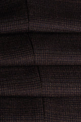 Pantalon en tweed marron Caridi pour homme