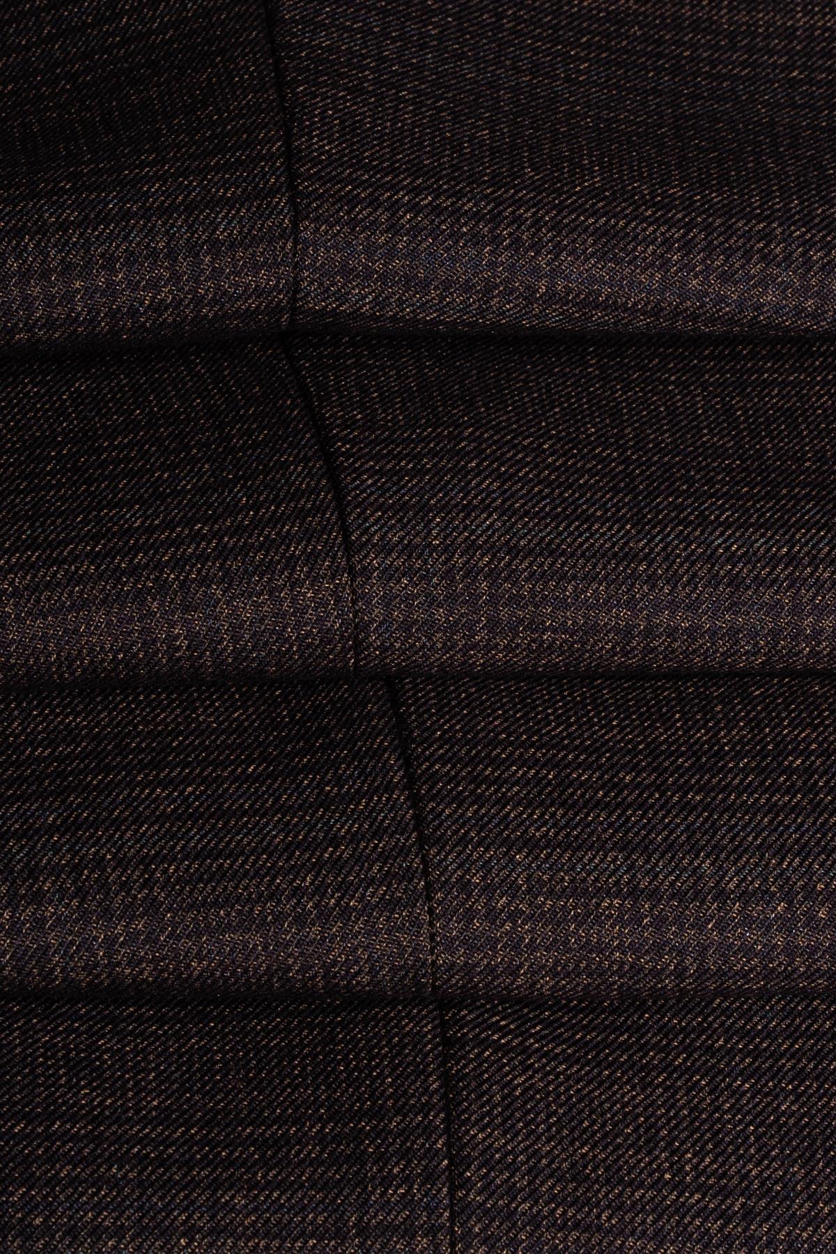 Pantalon en tweed marron Caridi pour homme