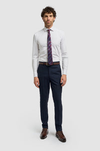 Pantalon en tweed bleu marine pour homme Caridi