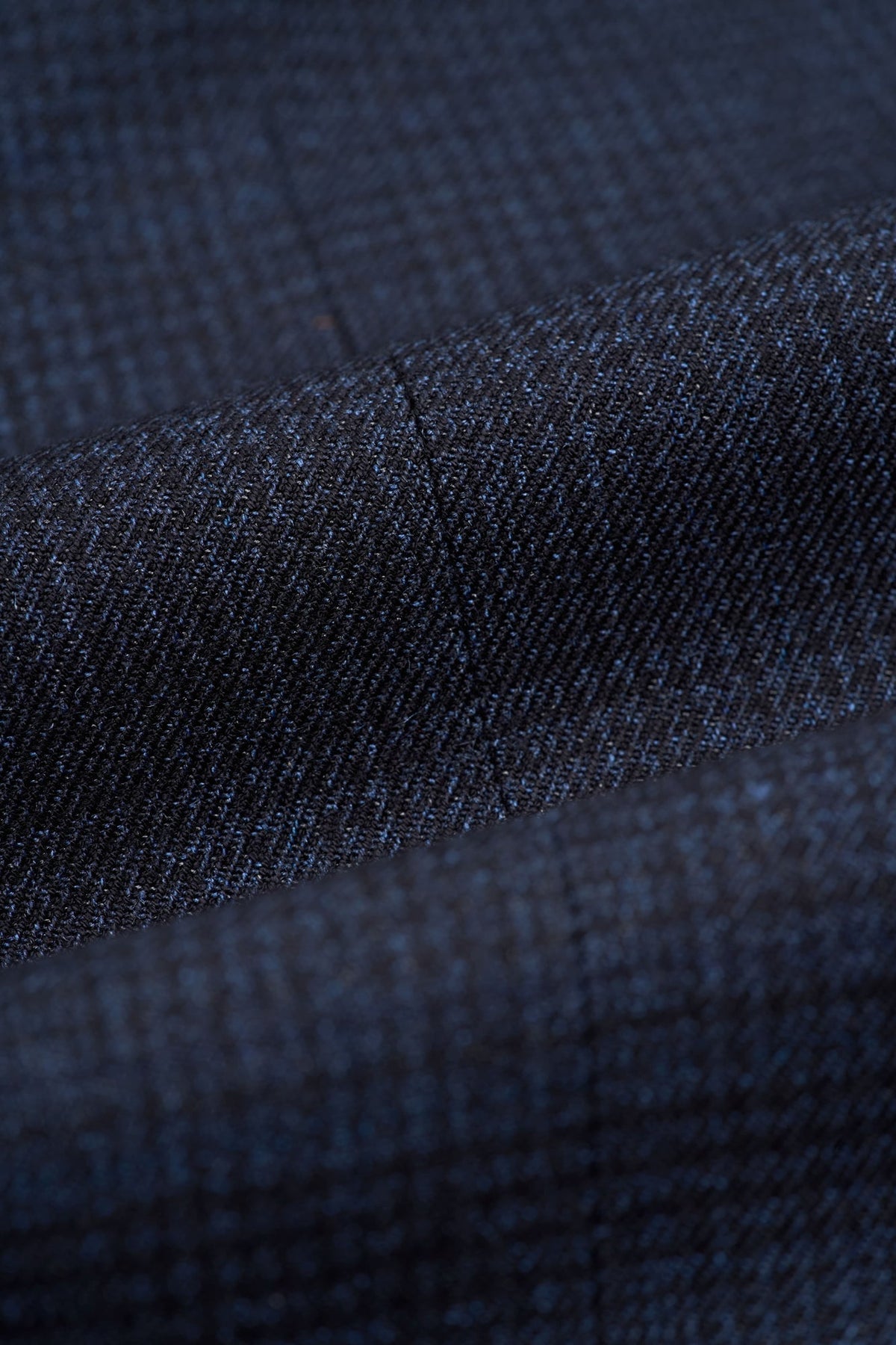 Pantalon en tweed bleu marine pour homme Caridi