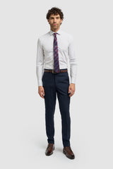 Pantalon en tweed bleu marine pour homme Caridi