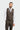 Caridi - Gilet en tweed marron pour homme