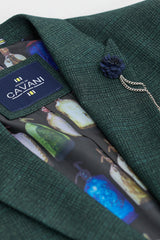 Costume trois pièces à carreaux pour homme, en tweed vert olive, coupe ajustée, style Peaky Classic, idéal pour un mariage.