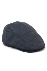 Chapeau Cavani Martez - Chapeau grand-père homme bleu marine, casquette plate à chevrons style vintage rétro Del Boy classique Gatsby Peaky Blinders