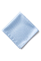 Cravate en satin Cavani - Ensemble cravate, mouchoir et pince à cravate assortis en satin de soie pour homme, à pois, idéal pour mariage, bal ou bureau. Motif à pois.