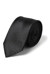 Cravate en satin Cavani - Ensemble cravate, mouchoir et pince à cravate assortis en satin de soie pour homme, à pois, idéal pour mariage, bal ou bureau. Motif à pois.