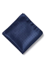 Cravate en satin Cavani - Ensemble cravate, mouchoir et pince à cravate assortis en satin de soie pour homme, à pois, idéal pour mariage, bal ou bureau. Motif à pois.
