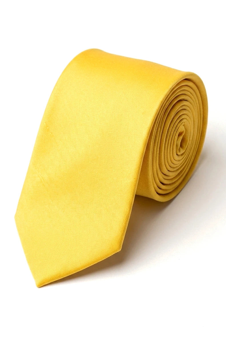Cravate en satin Cavani - Ensemble cravate, mouchoir et pince à cravate assortis en satin de soie pour homme, à pois, idéal pour mariage, bal ou bureau. Motif à pois.