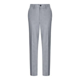 Boys 3 Piece Light Grey Suit Classic Wedding Party Vintage Christening