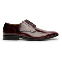 Chester - Chaussures Derby pour homme, bordeaux brillant