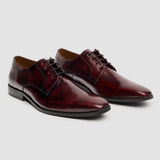 Chester - Chaussures Derby pour homme, bordeaux brillant